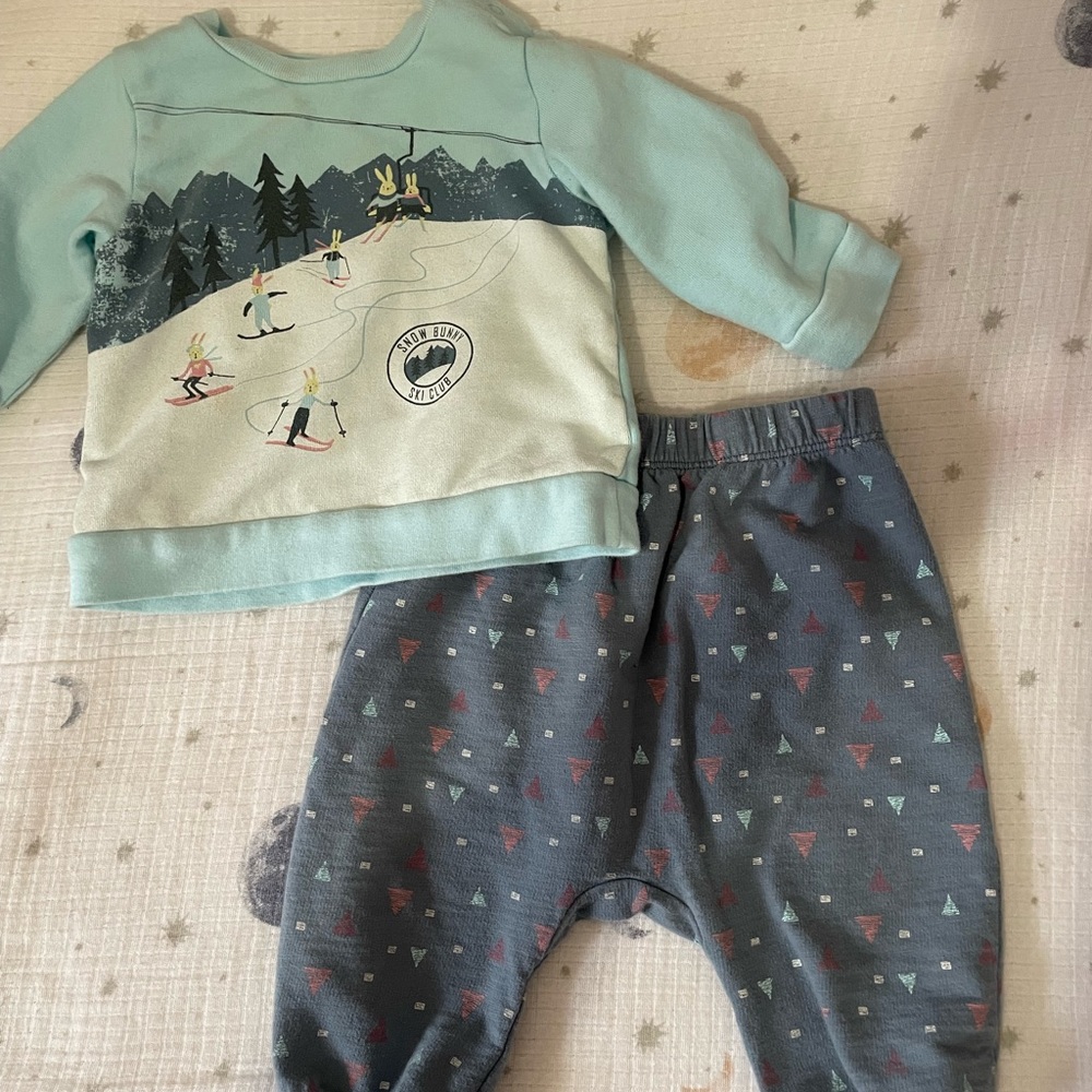 🎿 🐰 PEEK baby set 6-12m